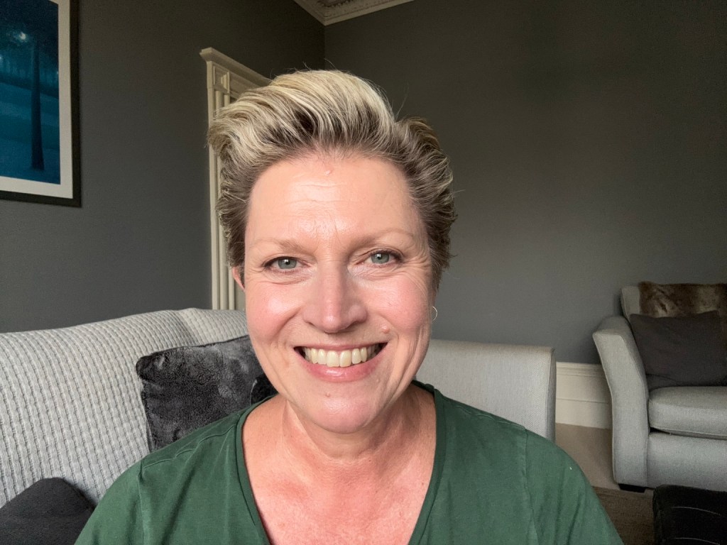 Susy wearing L’Oréal True Match foundation during her mature skin full-day wear test